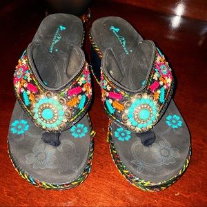 Montana West wedge sandals